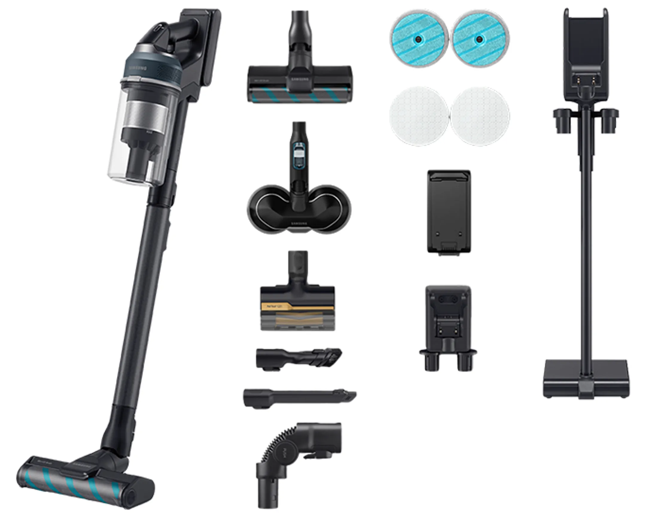 Samsung Steelstofzuiger Jet 95 Premium VS20C954FTB/WA