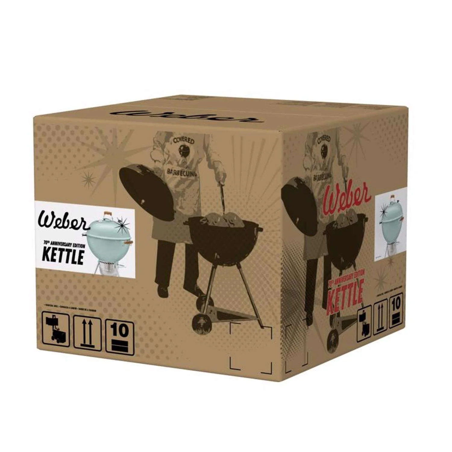 Weber 22-inch Charcoal Grill Rock N Roll Blue