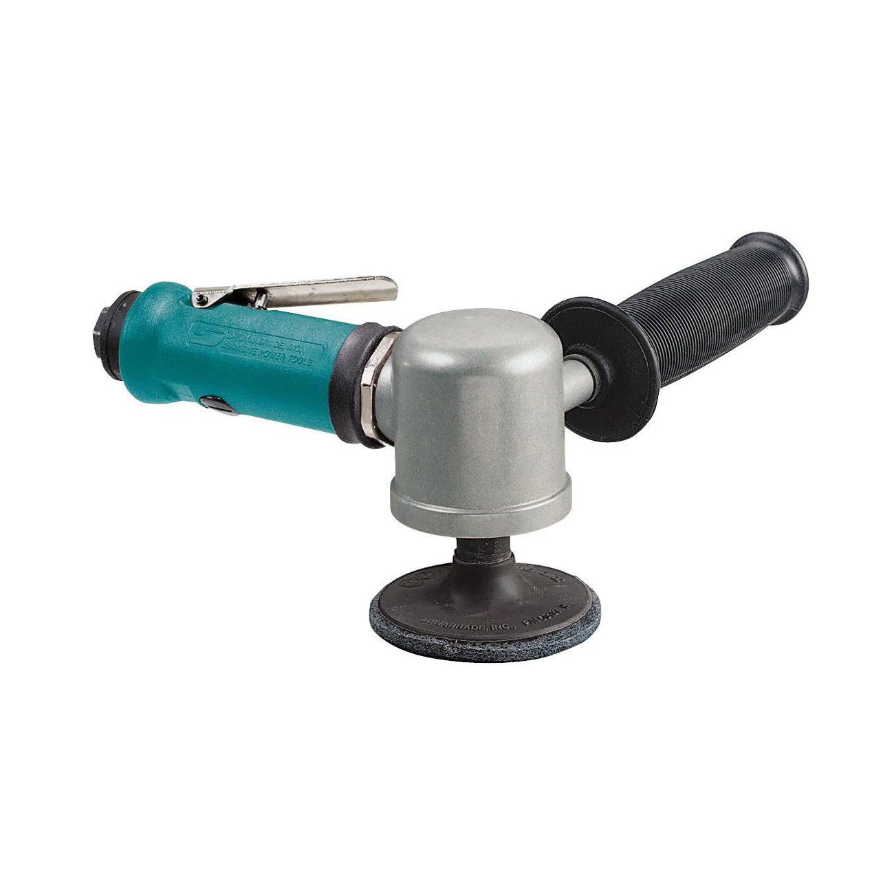 Dynabrade 52558  ~  3 Inch Diameter Right Angle Disc Sander .55 Hp 15000 Rpm Gearless Rear Exhaust Locking-Type Female Pad
