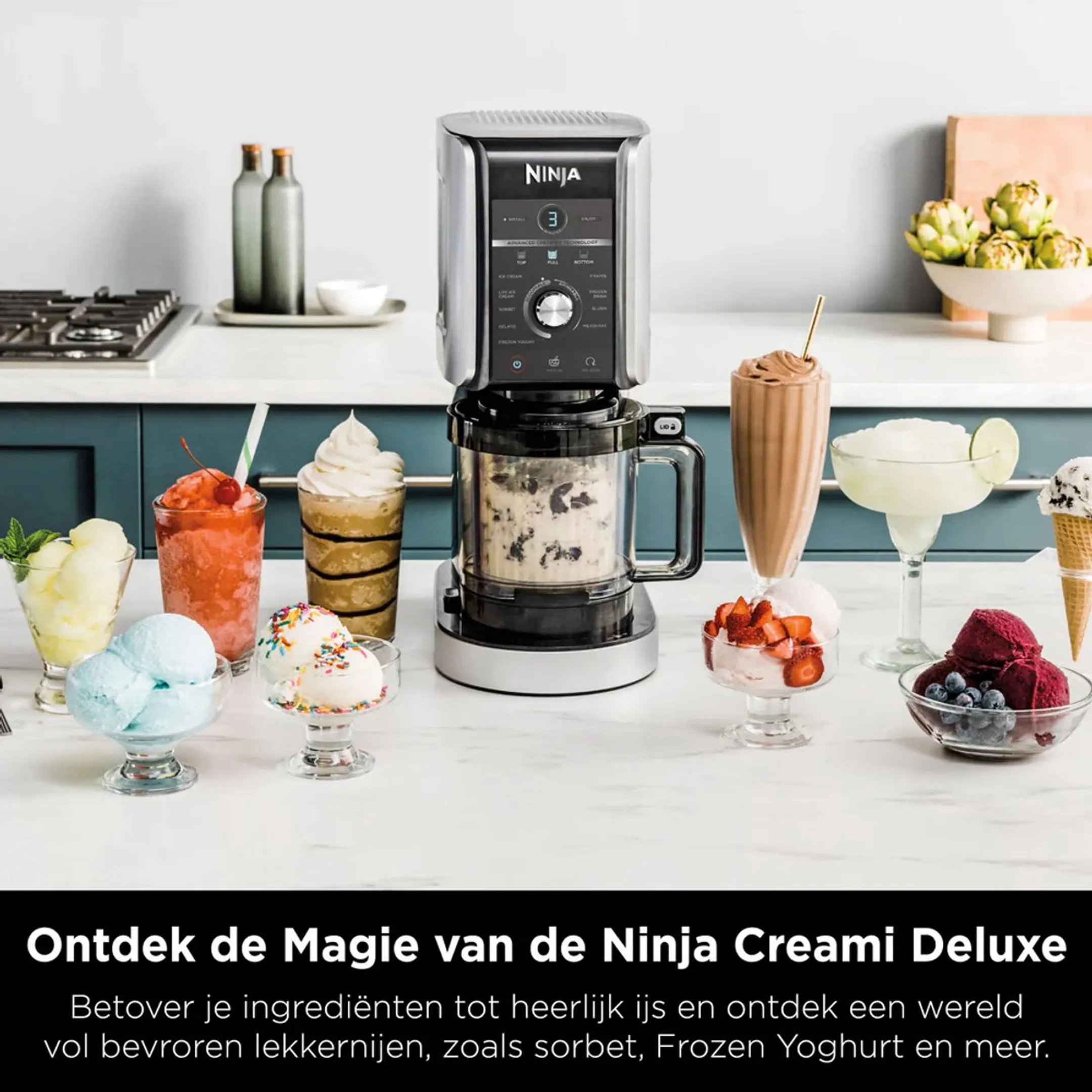 Ninja Ijsmachine CREAMi Deluxe - 10-in-1 NC502EU