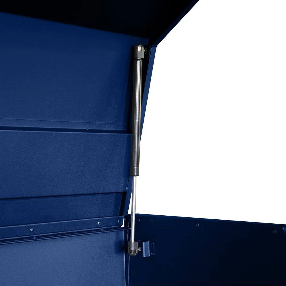2025 56 inch W x 22 inch D Heavy-duty combination tool trolley with 23 drawers and tool cabinet in matte blue