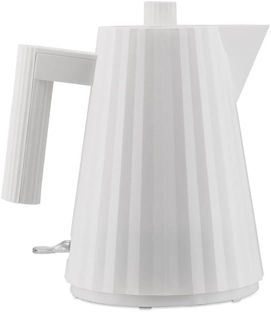 Alessi Pliss�� 1L Electric Kettle - Elegant White Design