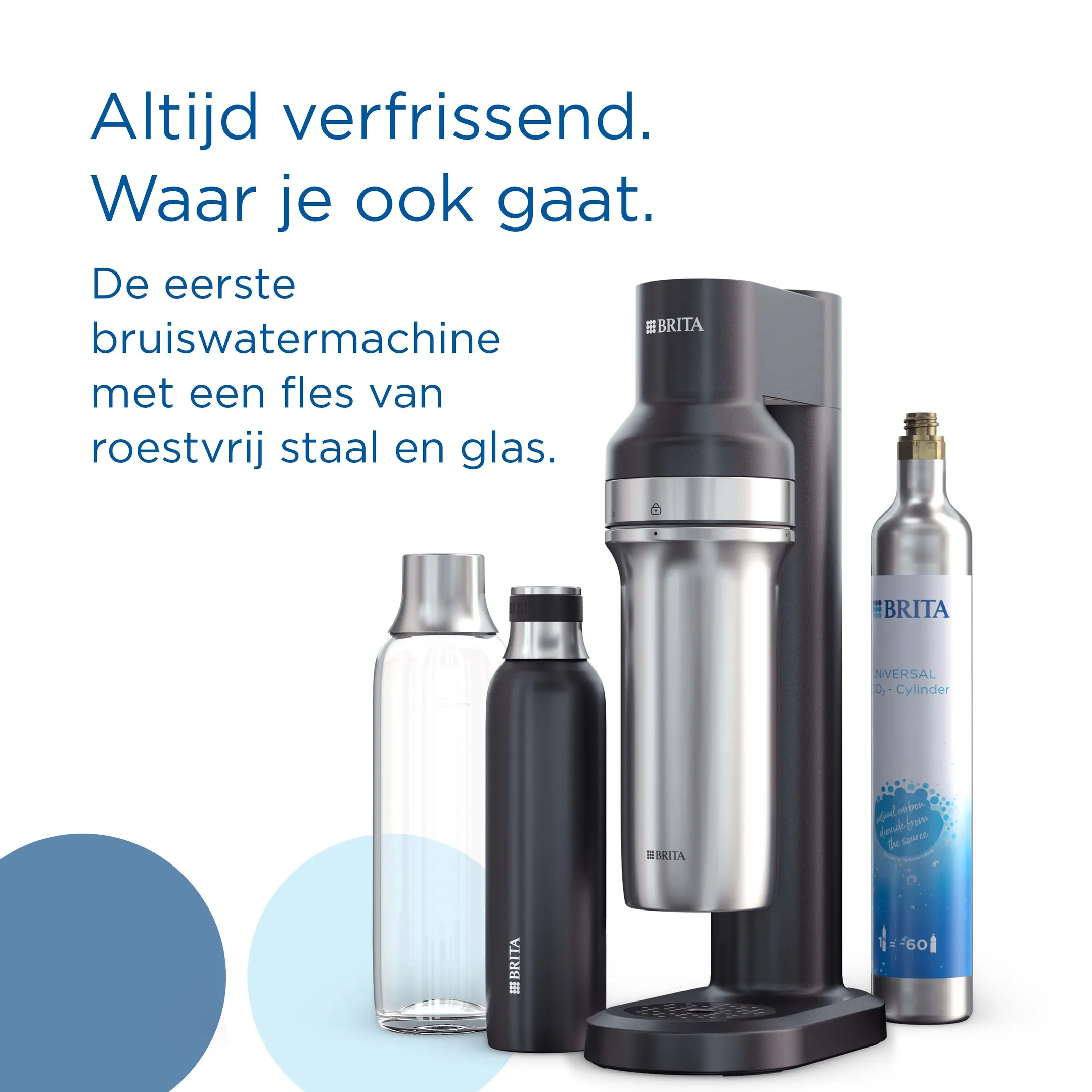 Brita SodaTRIO Bruiswatertoestel - Zwart