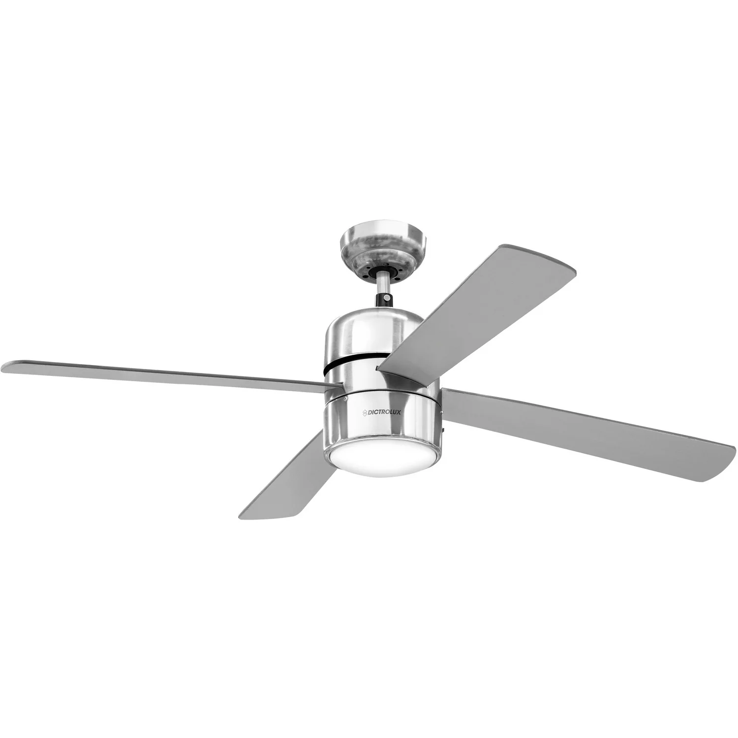 Ventilatore da soffitto Reversibile con plafoniera integrata Direction 4 70 Watt