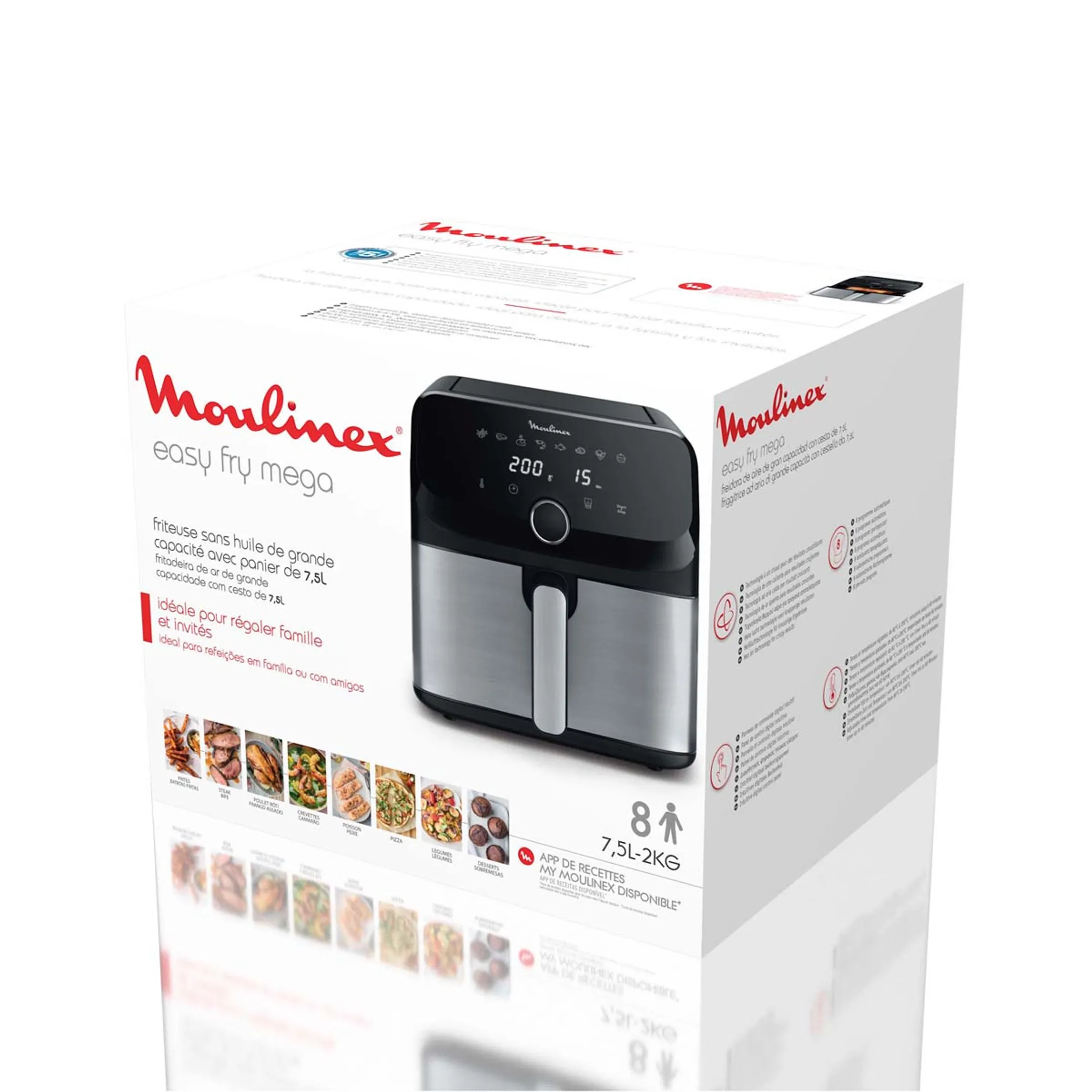 Moulinex Airfryer Easy Fry Mega EZ855D20