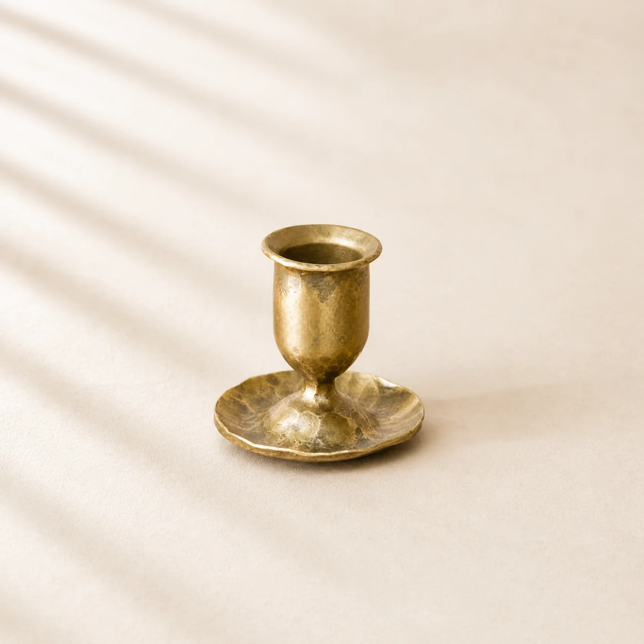 Antique Inspired Iron Taper Candle Holder
