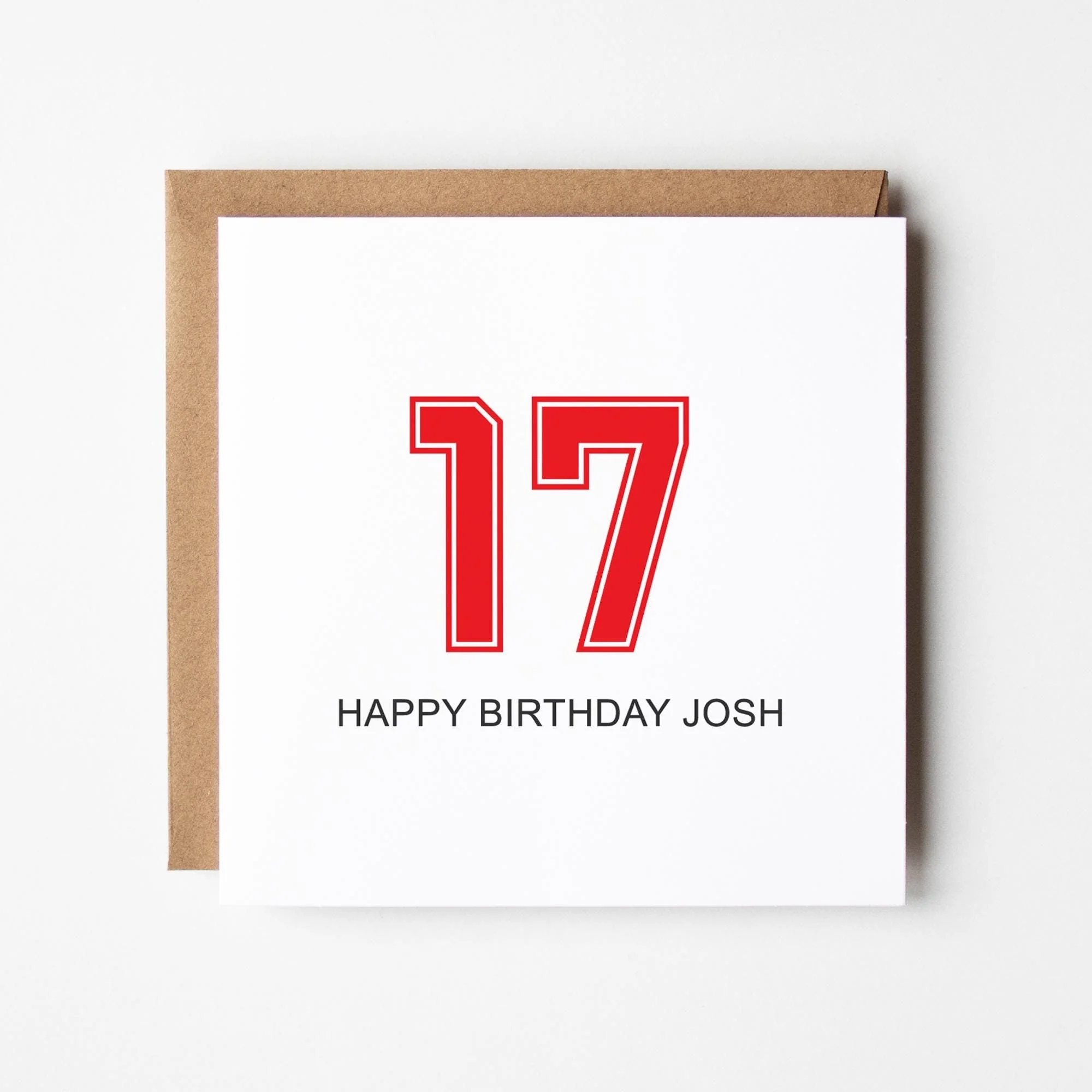 Personalised 17th Birthday Card a?�� Boy's 17 Birthday Card a?�� Boys 17th Birthday Card a?��