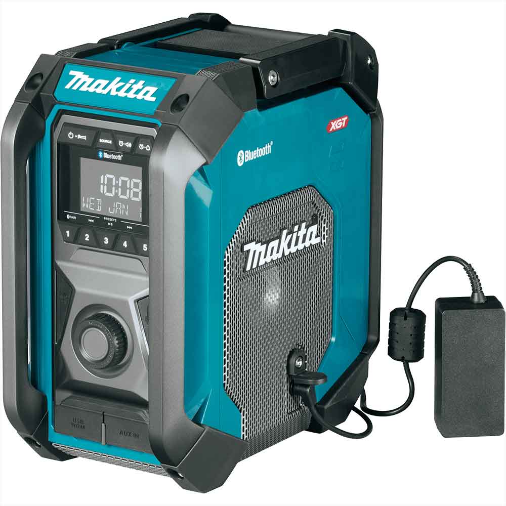 2025 Makita GRM03 Draadloze Bluetooth Radio voor Werkplek 40V MAX XGT - Los Gereedschap
