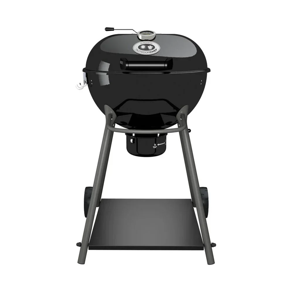 2026 Barbacoa de Carbón Outdoorchef KENSINGTON 570 C – Sistema Slide-Trichter para calor directo/indirecto – Negro