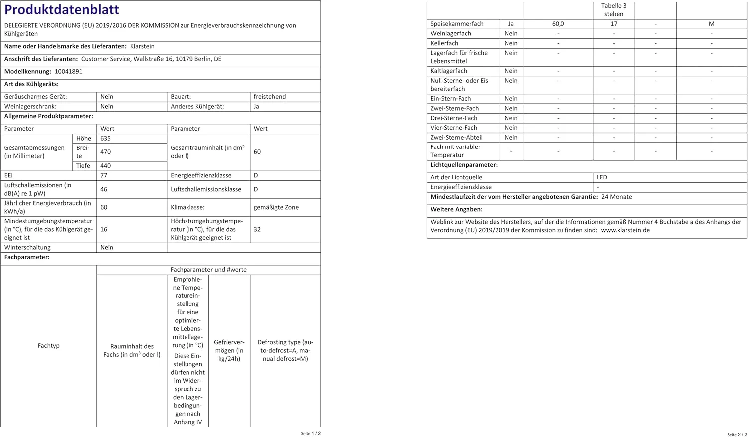 Klarstein Mini Koelkast met Glazen Deur voor Kamer, Drankenkoelkast met Verstelbare Planken, Klein 80 Liter, Indoor/Outdoor Koelkast Stil
