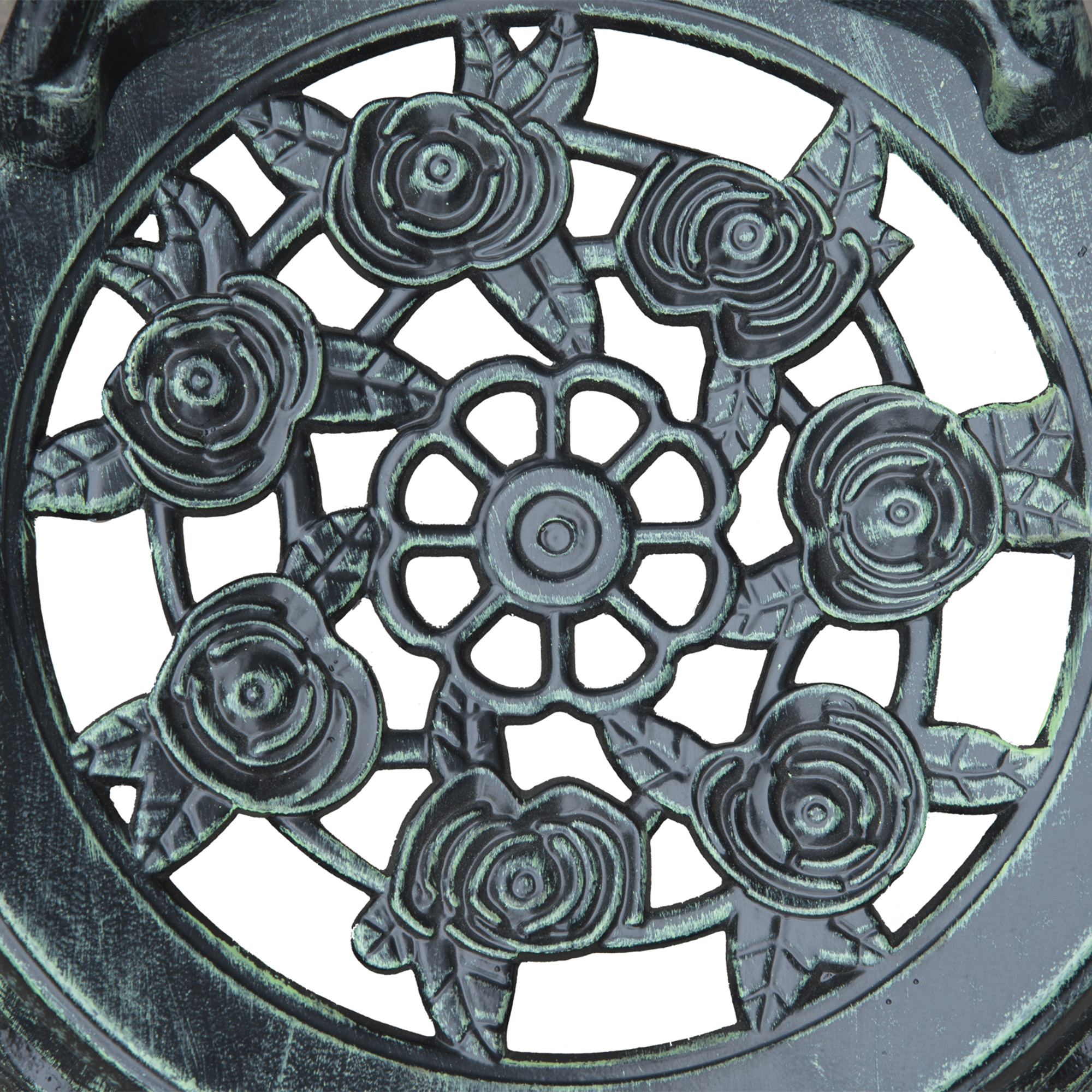 3-delige bistroset Balkonset tuinmeubelen balkon gegoten aluminium antiek groen