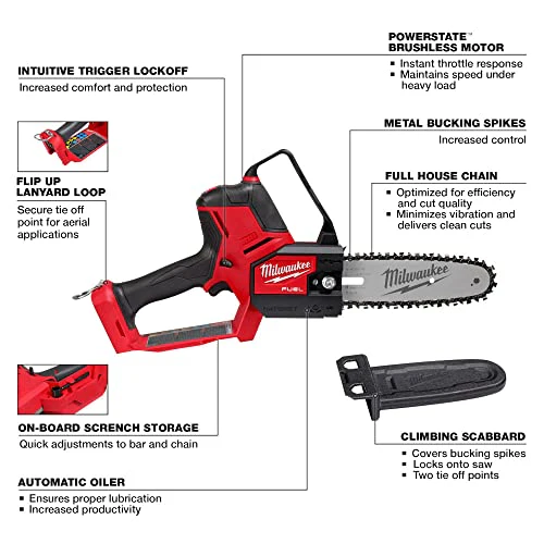 Milwaukee Electric Tool M18 Fuel Hatchet 8'''' Pruning