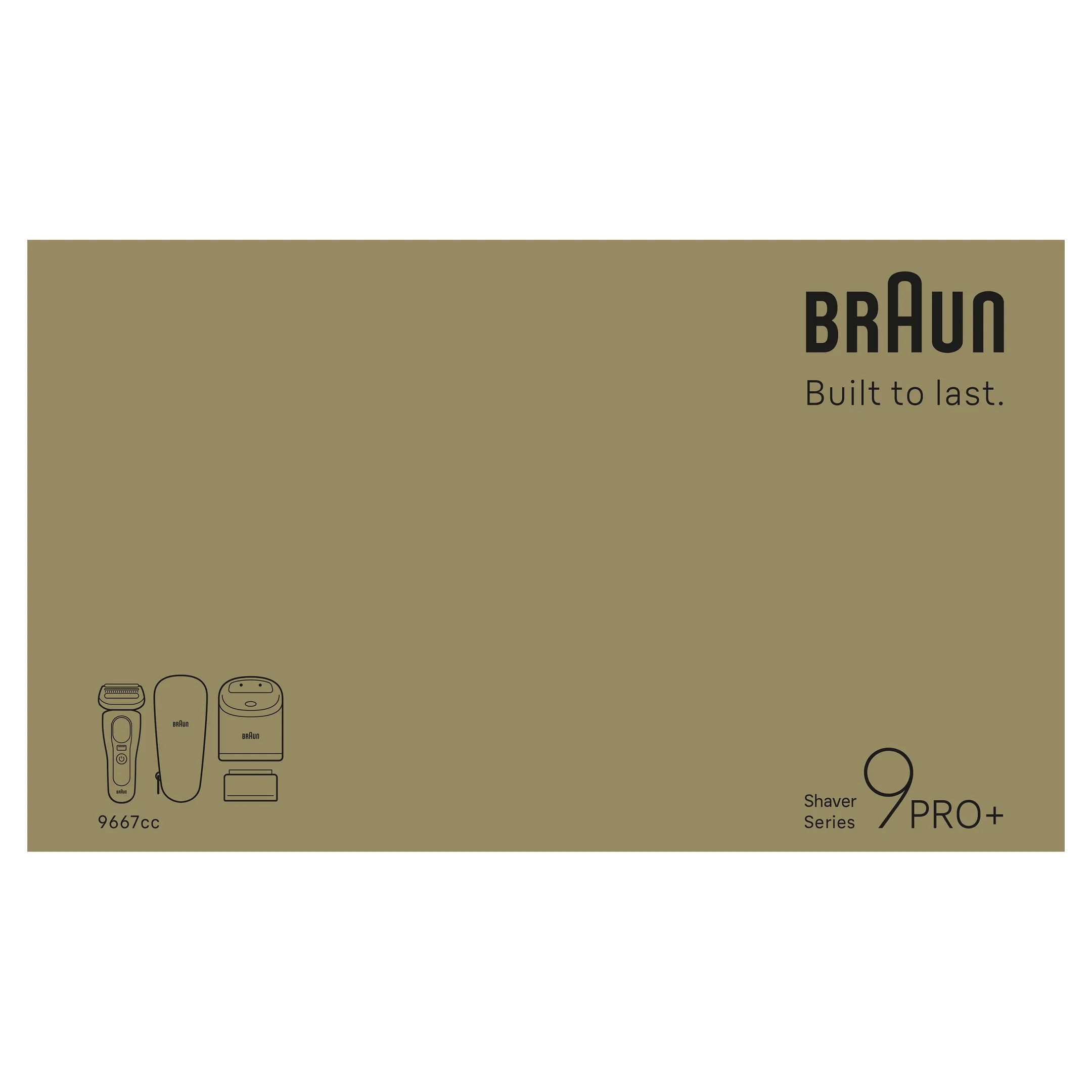Braun Elektrisch scheerapparaat Series 9 9667cc