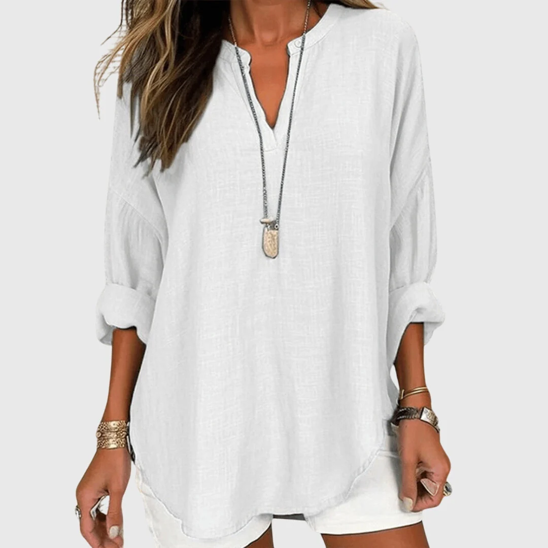 Women��s Flowy Beach Shirt Elegant Casual Design