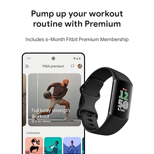 Fitbit Charge 6 aktivitáskövető Google alkalmazásokkal