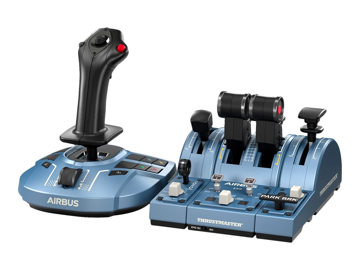 ThrustMaster TCA Captain Pack X Airbus Edition Joystick und Gaspedal