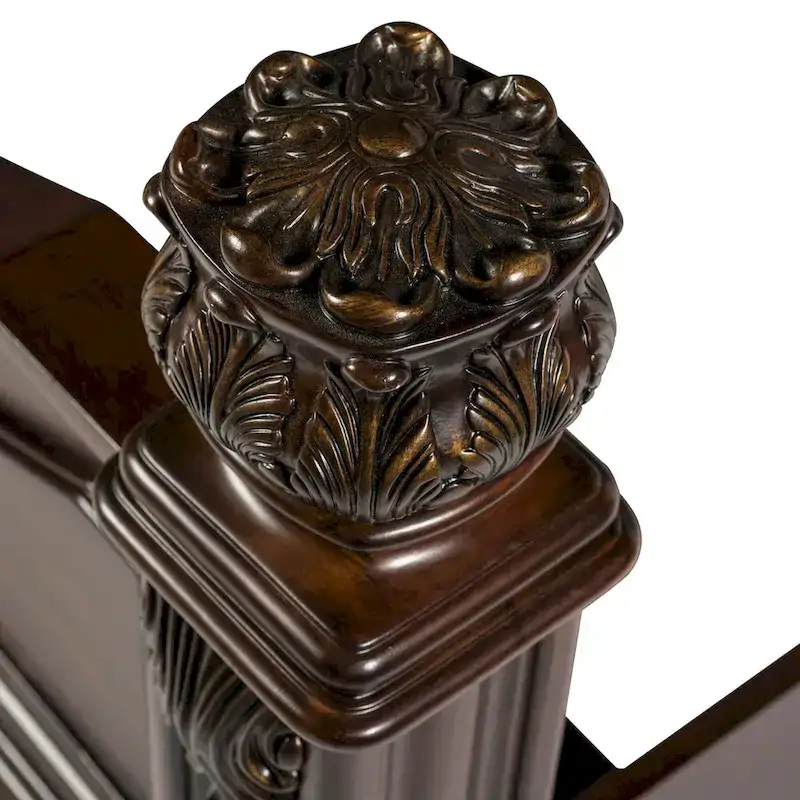 Poster Bed - Cognac Brown - Queen/King