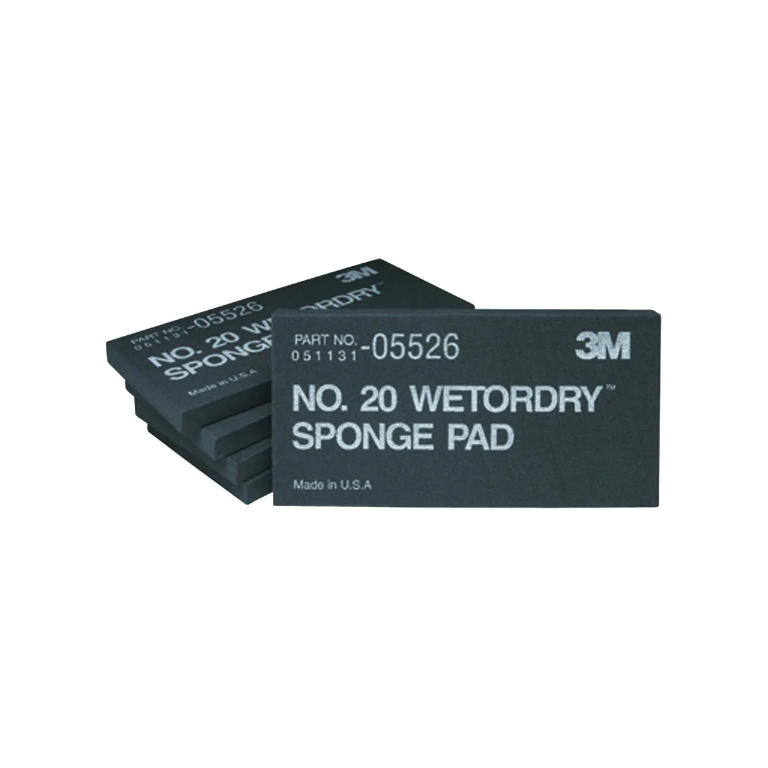 3M Wetordry 05526  ~  Wet / Dry Sponge Pad 05526 2 3/4 in x 5 -1/2 in x 3/8 in (2.75 cm x 13.97 cm x 0.95 cm)