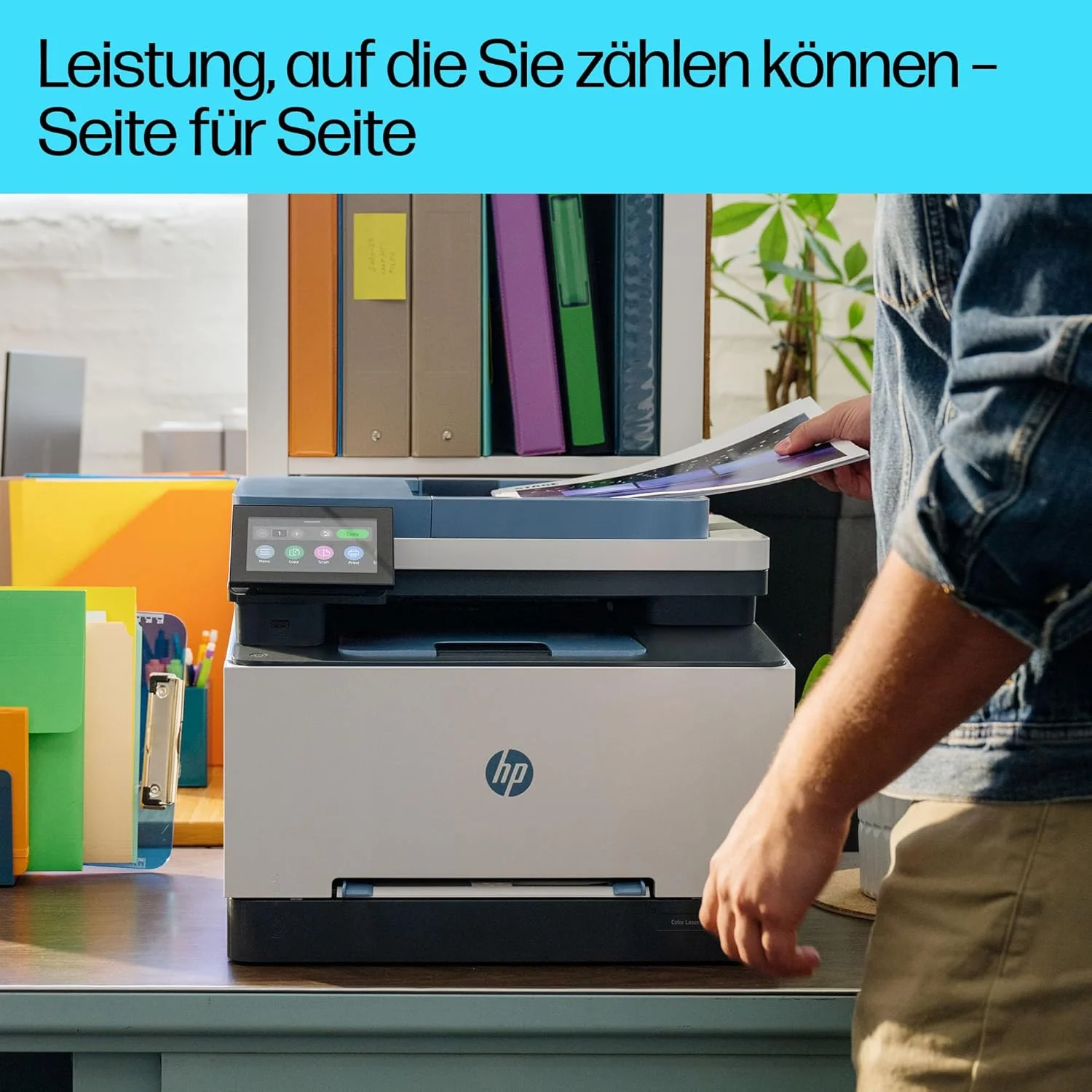 Stampante laser multifunzione a colori HP Color LaserJet Pro MFP 3302fdwg, Fax, Stampa automatica fronte/retro, Touchscreen, Wi-Fi, Ethernet, USB, HP Wolf Pro Security