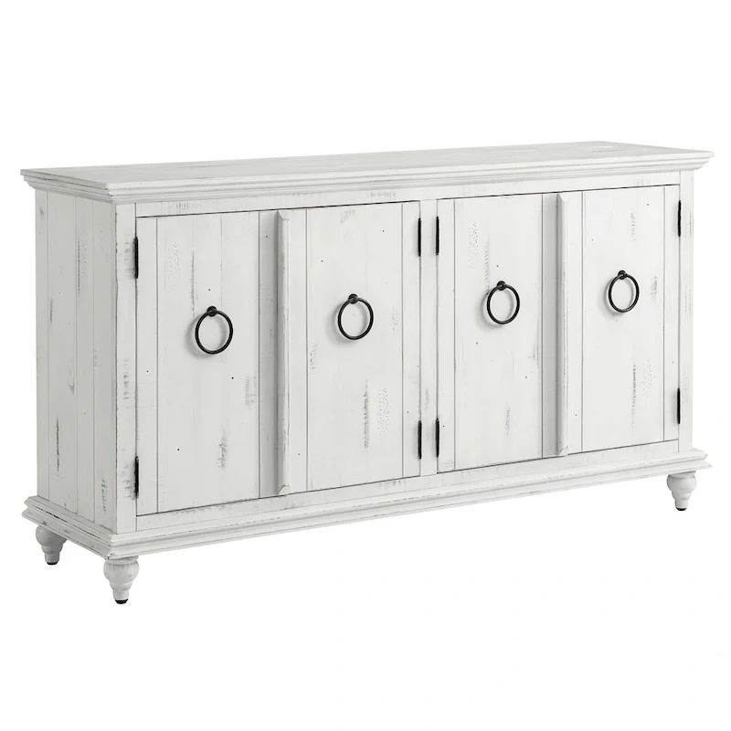 Garden District Solid Wood 65 TV Stand Console