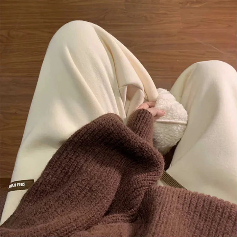 Women��s High-Waist Fleece Joggers Relaxed Fit for Comfort