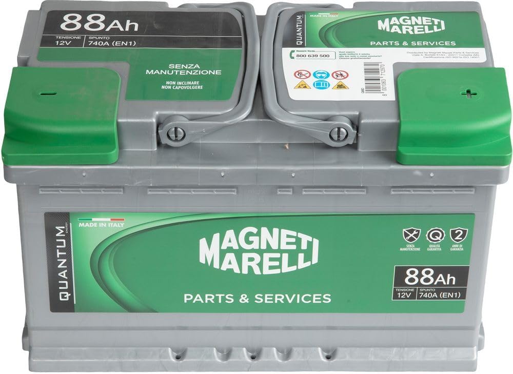 Magneti Marelli Car Battery 90AH 12V 740A EN1 for L4 Cassette