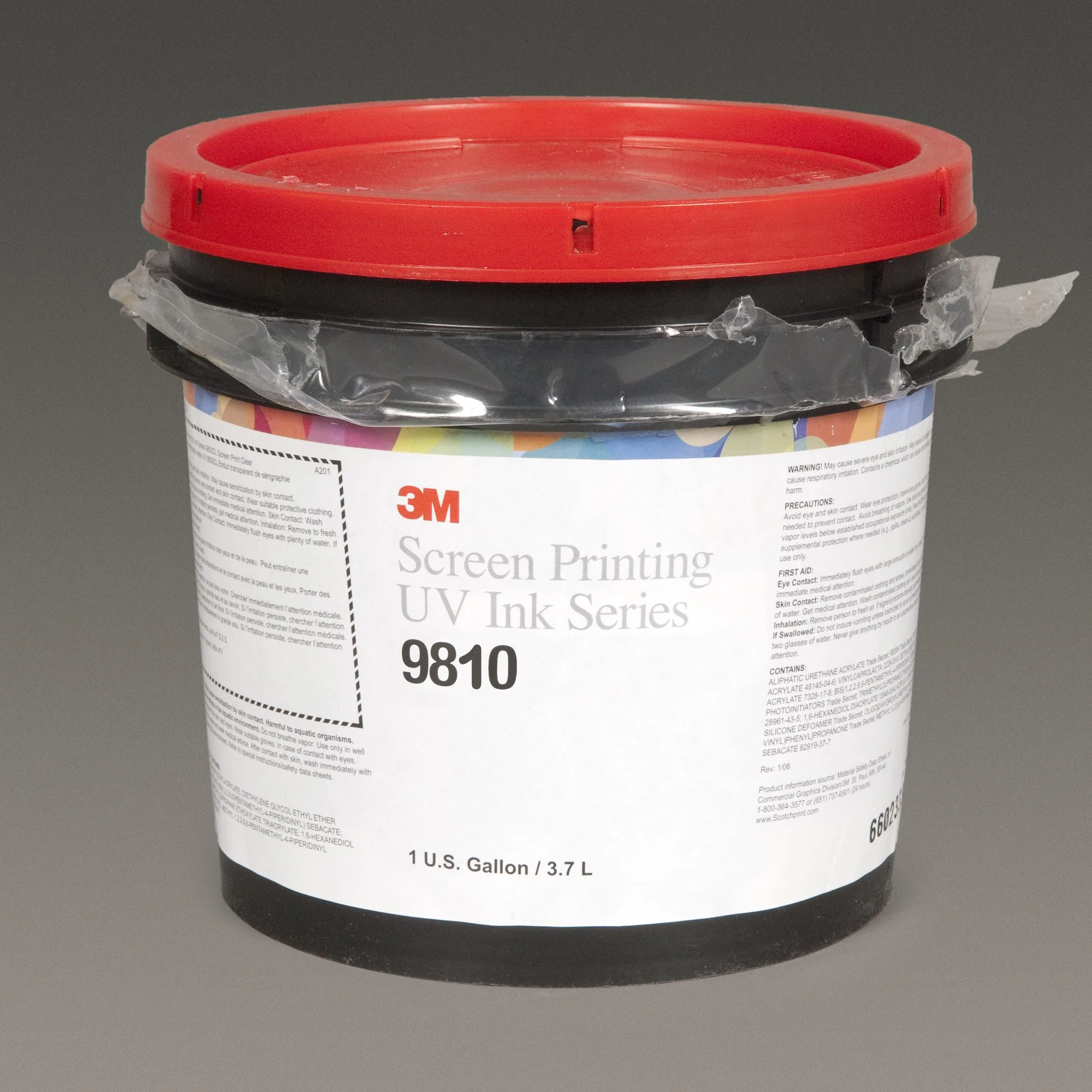 3M 9810  ~  Screen Printing UV Ink 9810 toner 1 gallon (3.79 L)