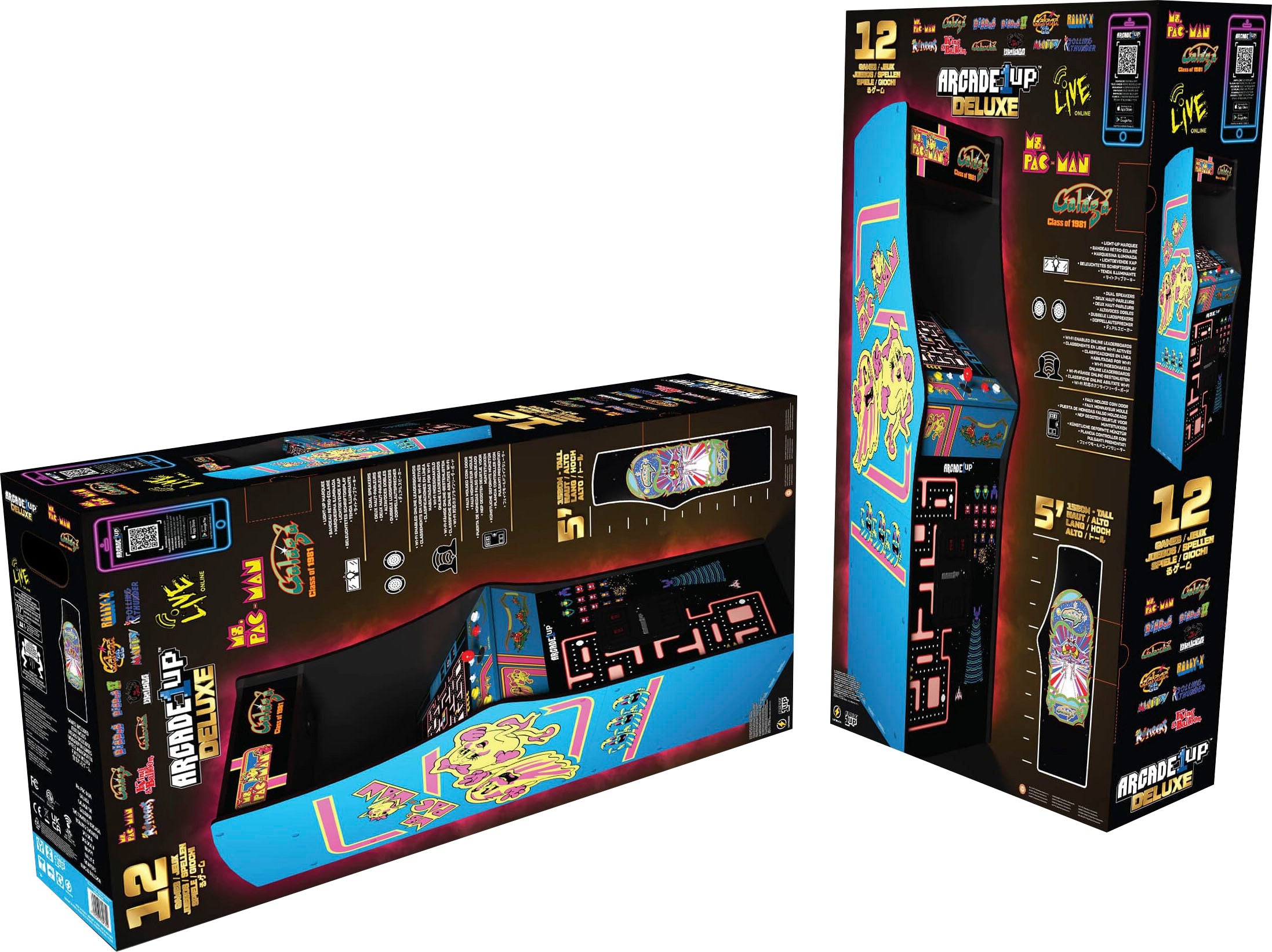 Arcade1Up – Class of 81′ Deluxe Arcade Game – Blue