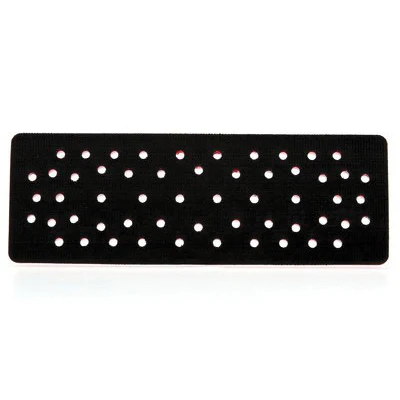 3M AB28531  ~  Hookit Clean Sanding Pad 28531 70 mm x 198 mm x 12.7 mm 33 Holes Red Foam