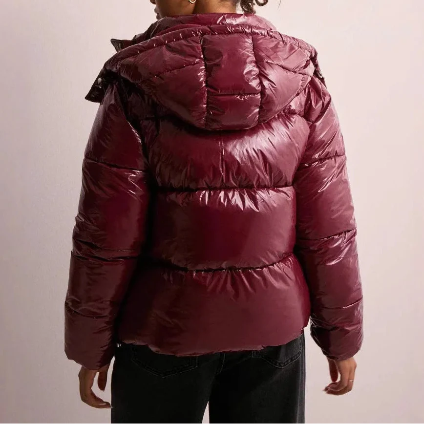 Women��s Quilted Hooded Puffer Jacket Lightweight Insulated Winter Coat
