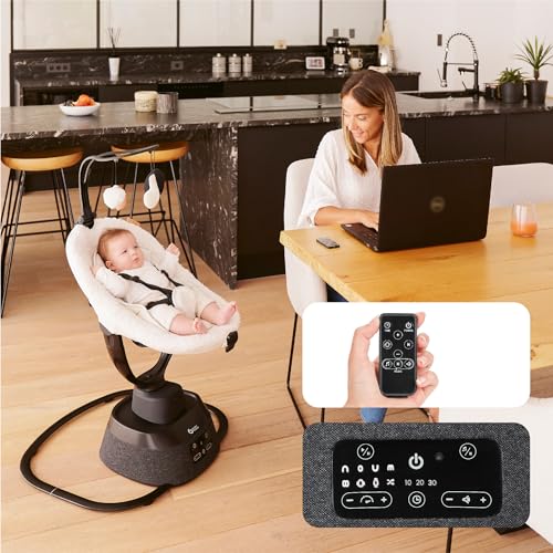 Babymoov Altalena Swoon Evolution curl white : Amazon.it: Prima infanzia