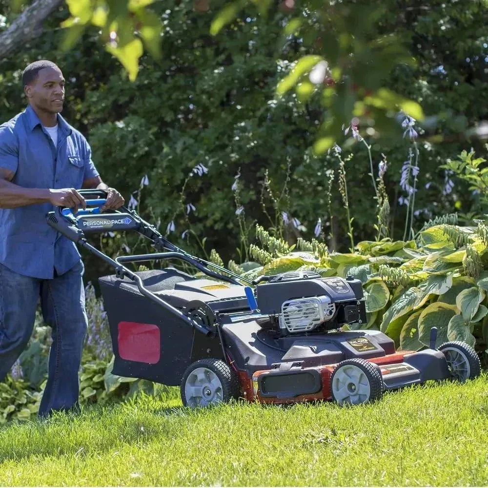 30-inch self-propelled petrol lawnmower with personal speed