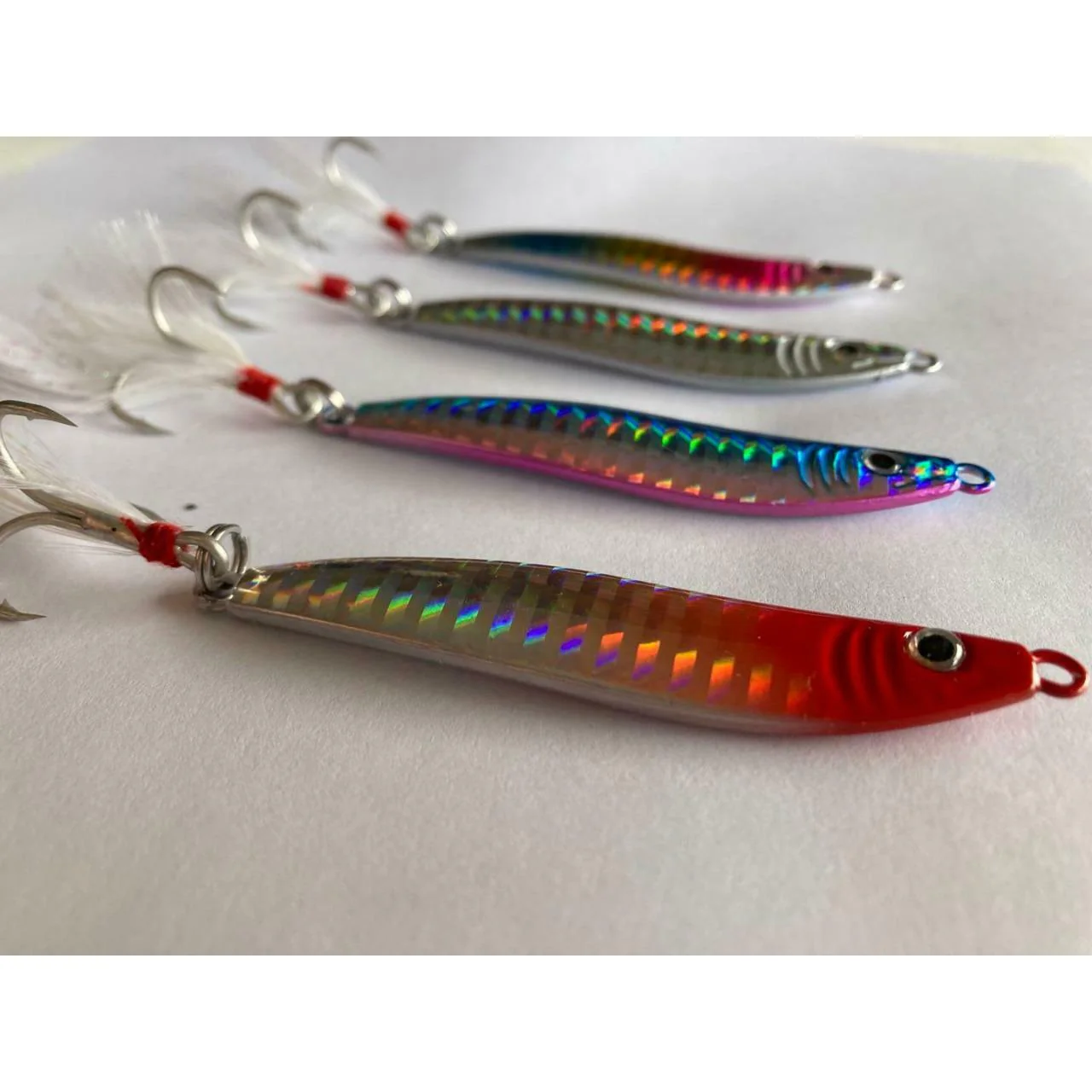 4 x Pcs Metal Lead Jig 21g 30g 40g Fishing Tackle