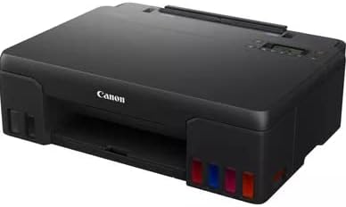 Canon Tintenstrahldrucker PIXMA G550 MegaTank Drucker (4.800 x 1.200 dpi, Fotodrucker 10x15 cm, LC Display, WLAN, Canon PRINT App, Mopria, AirPrint, wireless Printing, Auto Power On/Off) schwarz