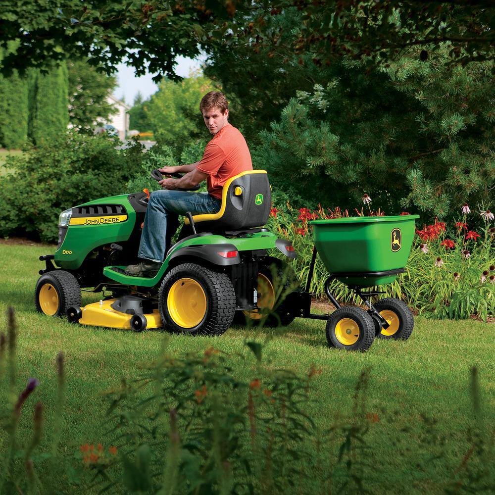 John Deere 175 lb Tow Behind Broadcast Spreader