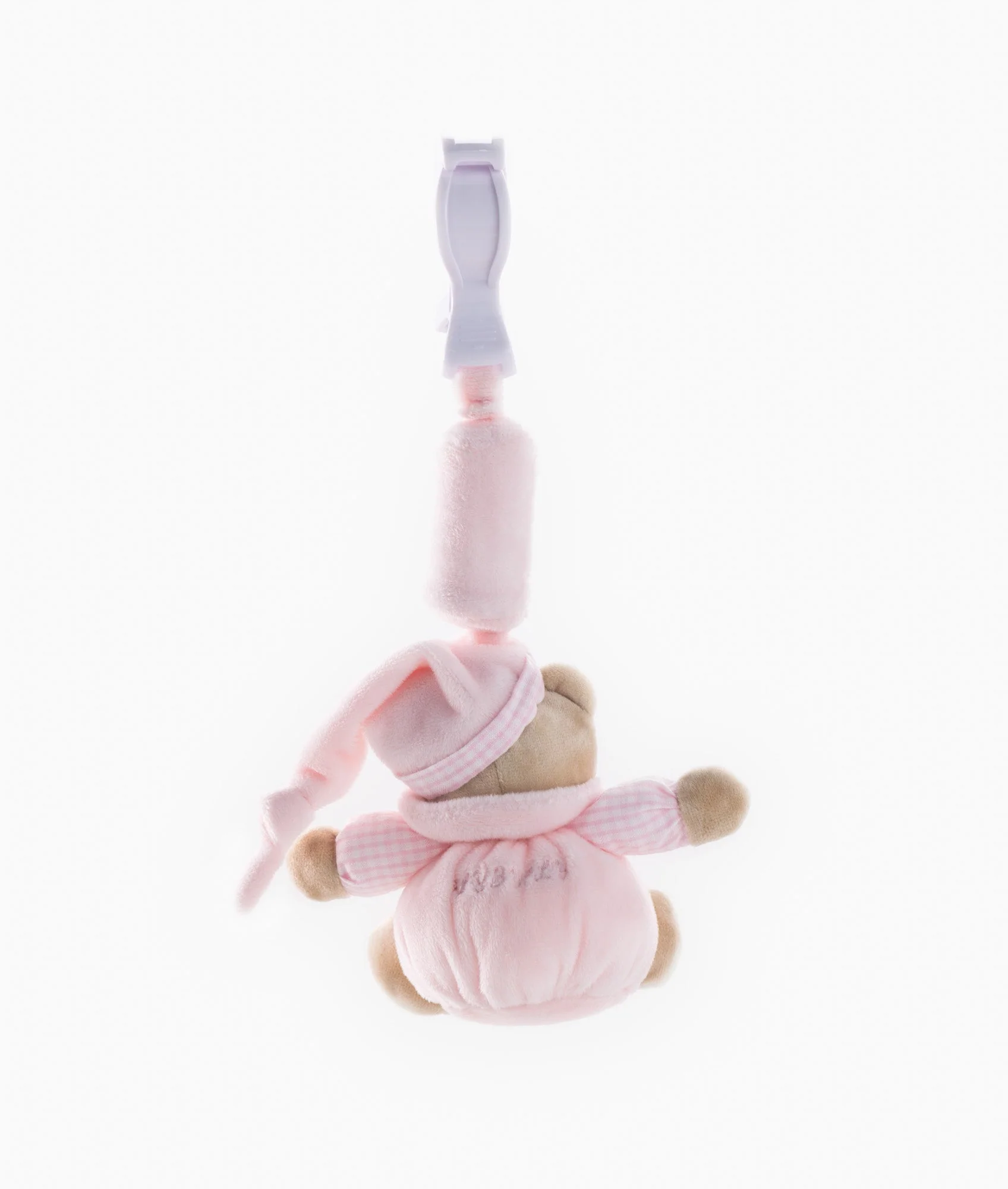 Bear Clip On Toy  | Pink