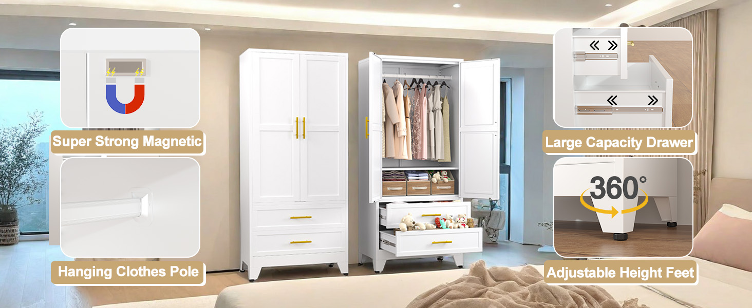 metal storage cabinet with drawer