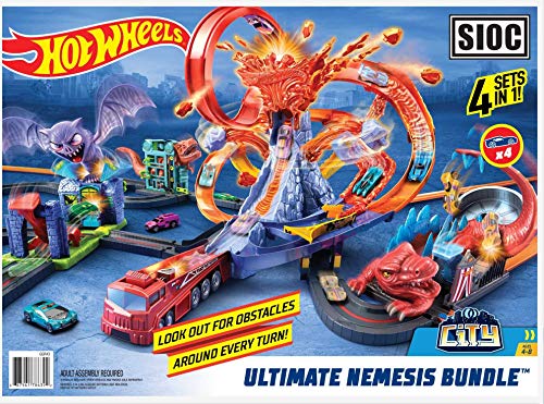 Mattel Hot Wheels Ultimate Nemesis Bundle : Giochi e giocattoli