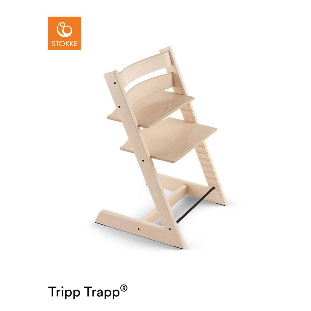 Seggiolone Stokke Tripp Trapp – Sedia per bambini regolabile in altezza e che cresce con il bambino, in Naturale, ergonomica