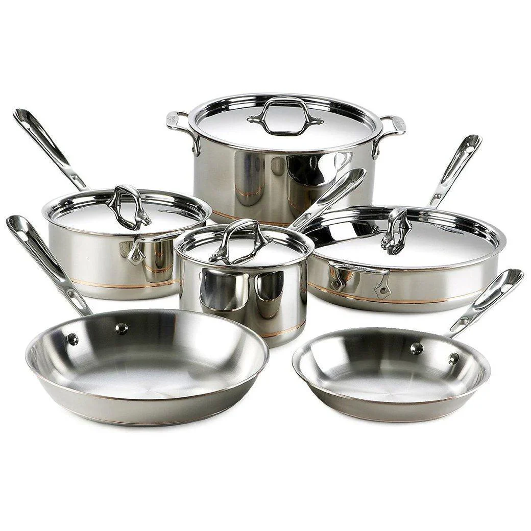 Copper Core 10 Piece Cookware Set