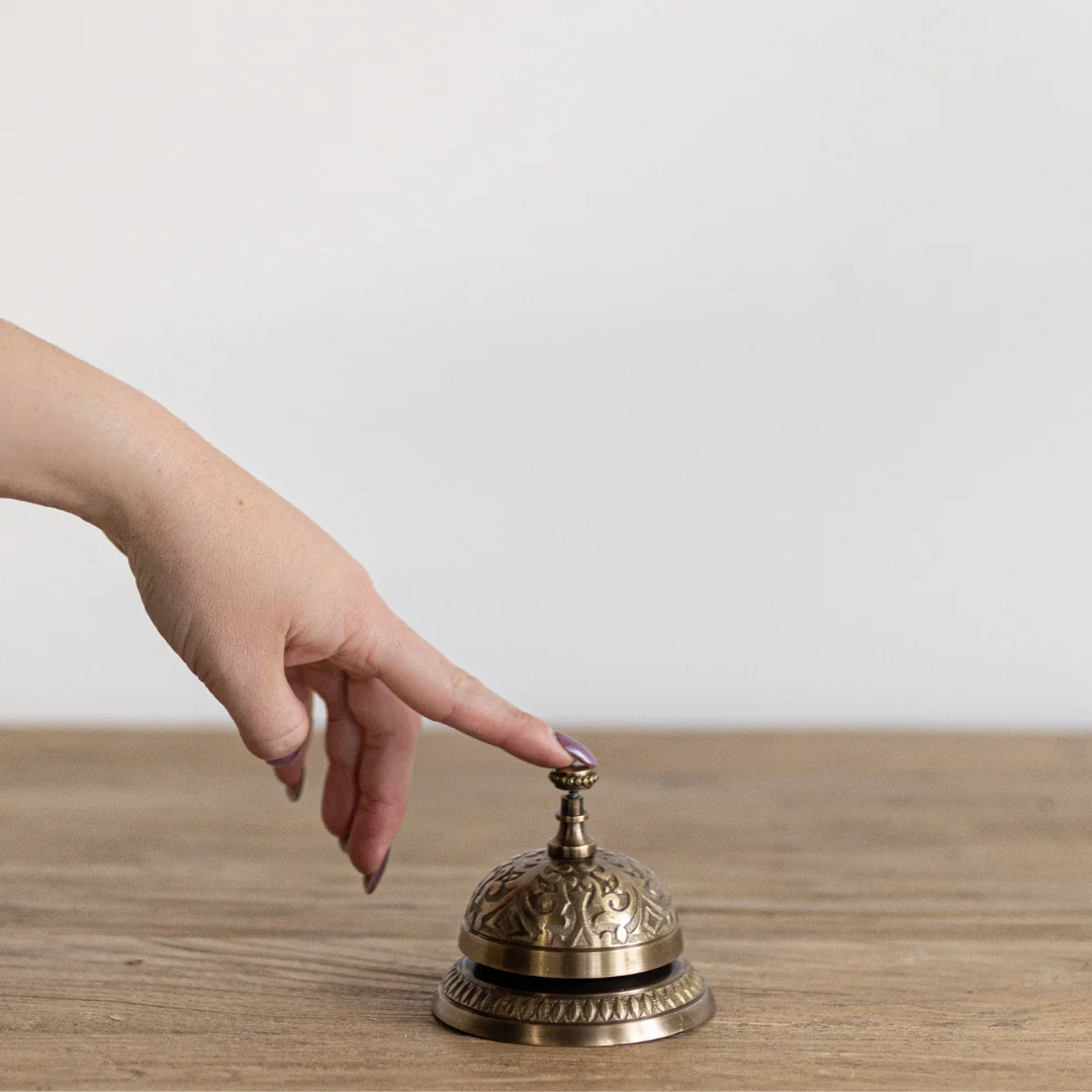 Brass Inspired Service Bell