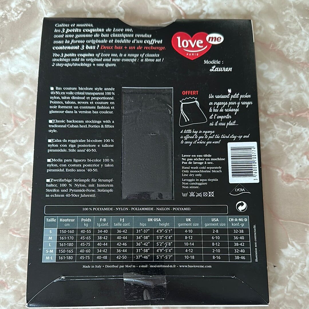 Y2K Love Me Pin-Up Stockings