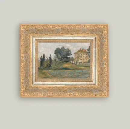 In The Hills Framed Antique Inspired Art