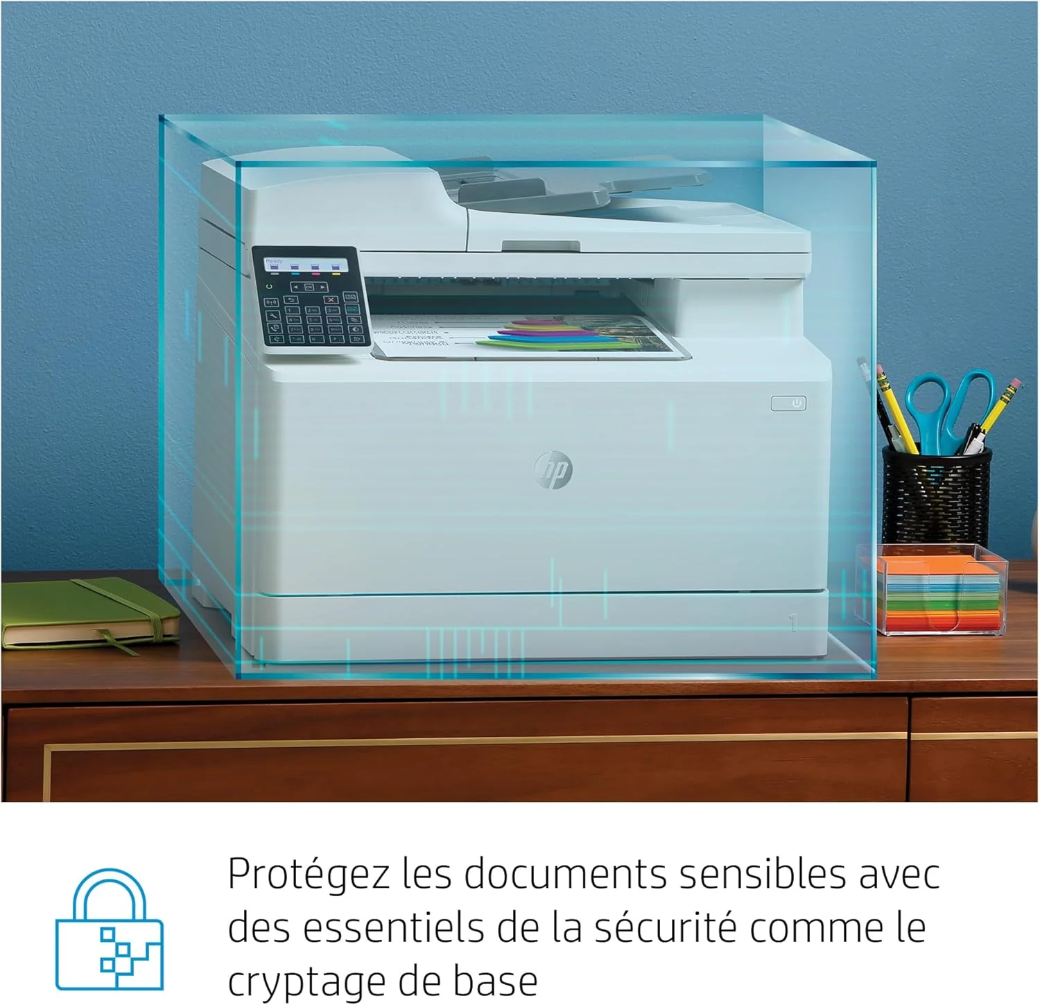 Stampante laser multifunzione a colori HP Color LaserJet Pro MFP 3302fdwg, Fax, Stampa automatica fronte/retro, Touchscreen, Wi-Fi, Ethernet, USB, HP Wolf Pro Security