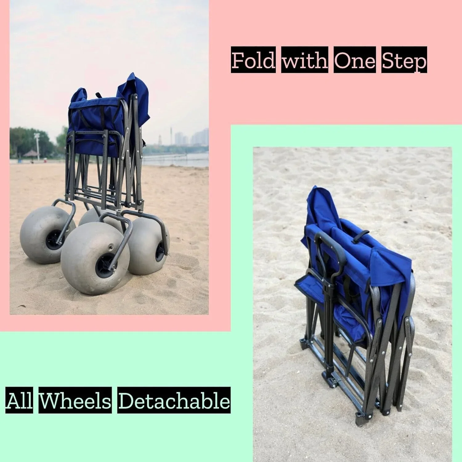 Beach Cart with 13