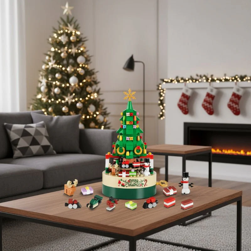 CAROLTREE – DIY Muziekdoos met Kerstboom-ontwerp en Melodie 