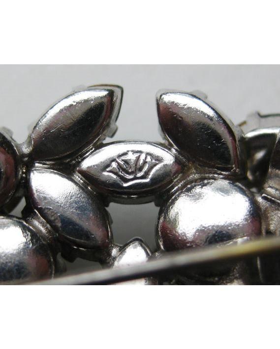 1950s Schoffel Austrian Crystal Brooch