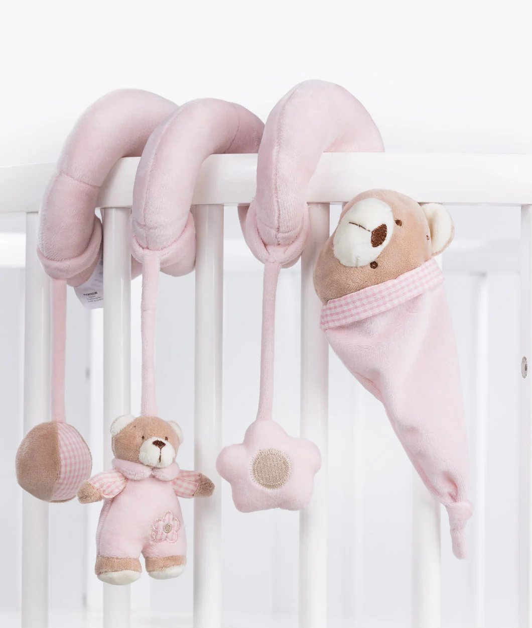 Bear Spiral Activity Toy | Pink