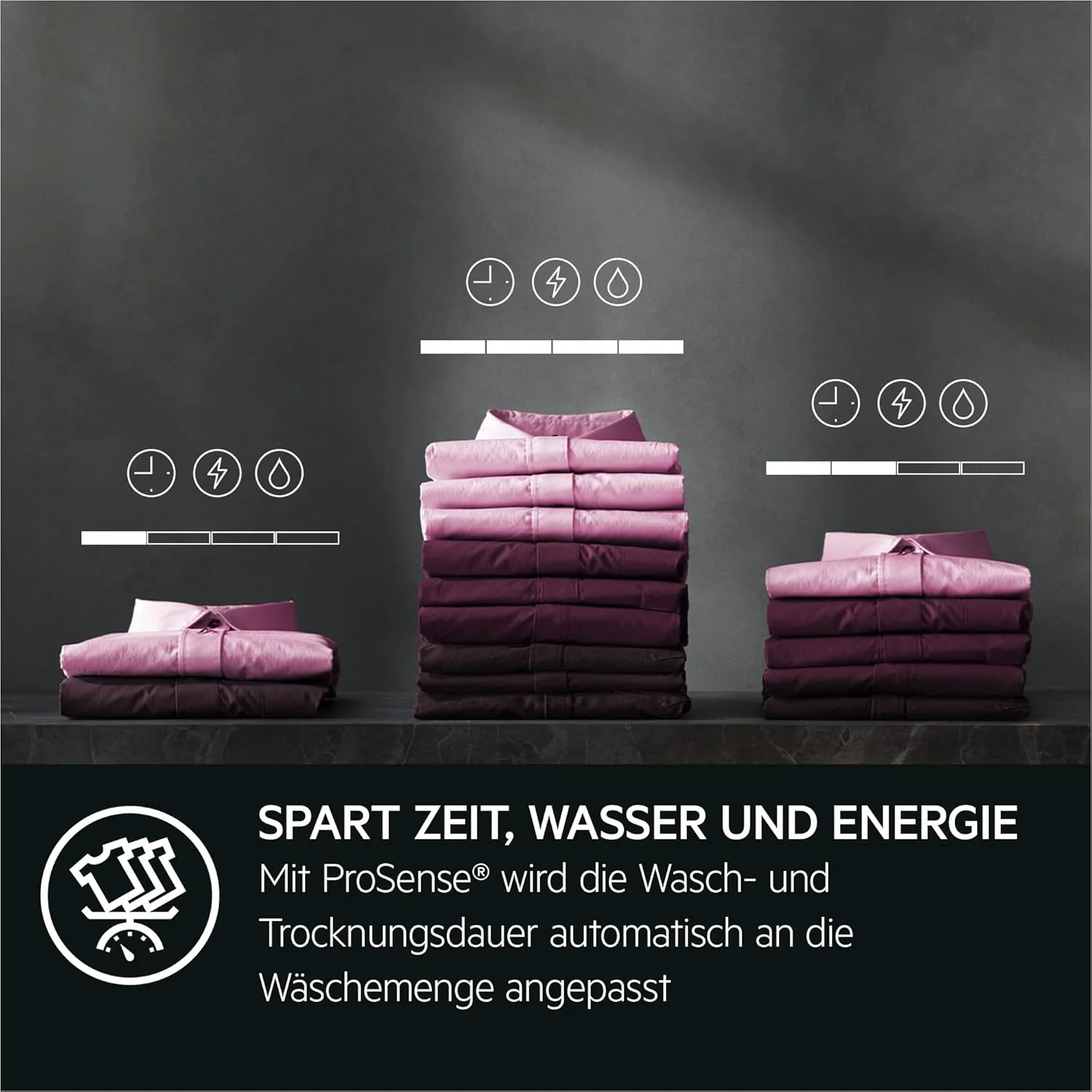 AEG L7WBA60680 Waschtrockner / DualSense - schonende Pflege / 8 kg Waschen / 5 kg Trocknen / D / energiesparend / Mengenautomatik / Nachlegefunktion / ProSteam - Auffrischfunktion / 1600 U/min Weiß