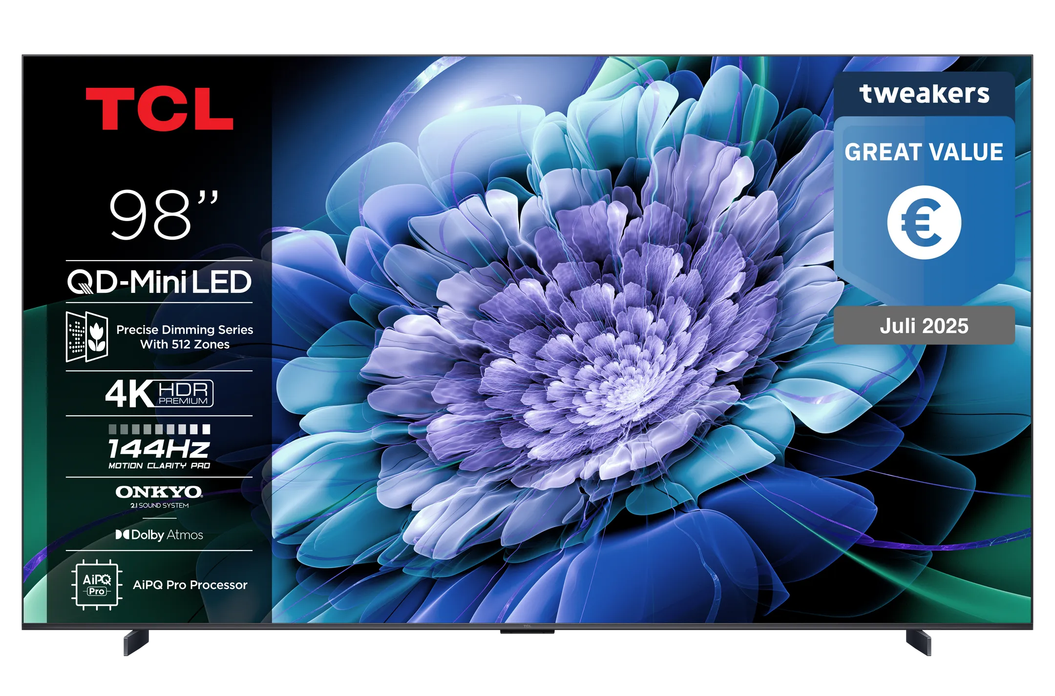 TCL QD-Mini LED 4K TV 98C69K (2025) - 98 inch